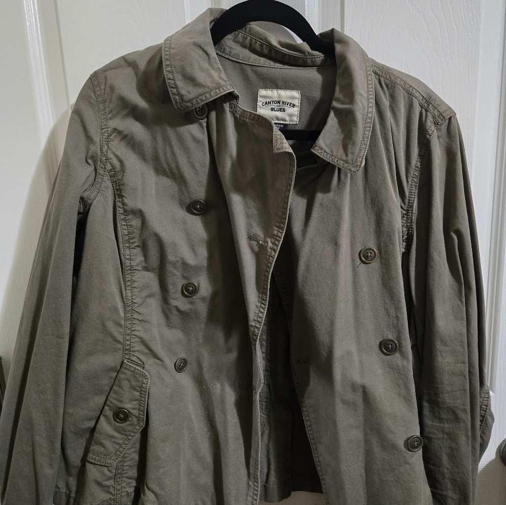 Olive Green Canyon River Blues Utility Jacket